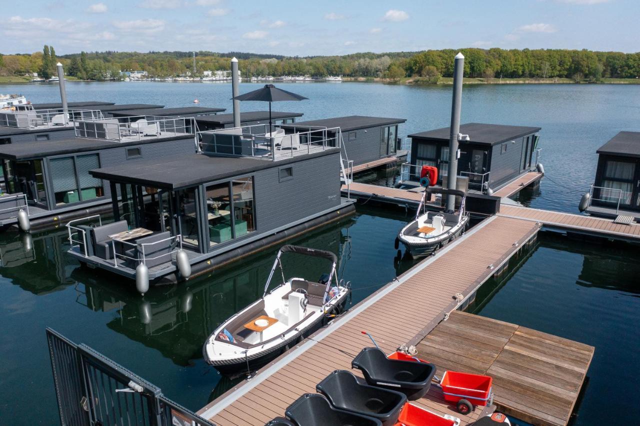 Houseboats Mookerplas Met Dakterras Middelaar Экстерьер фото