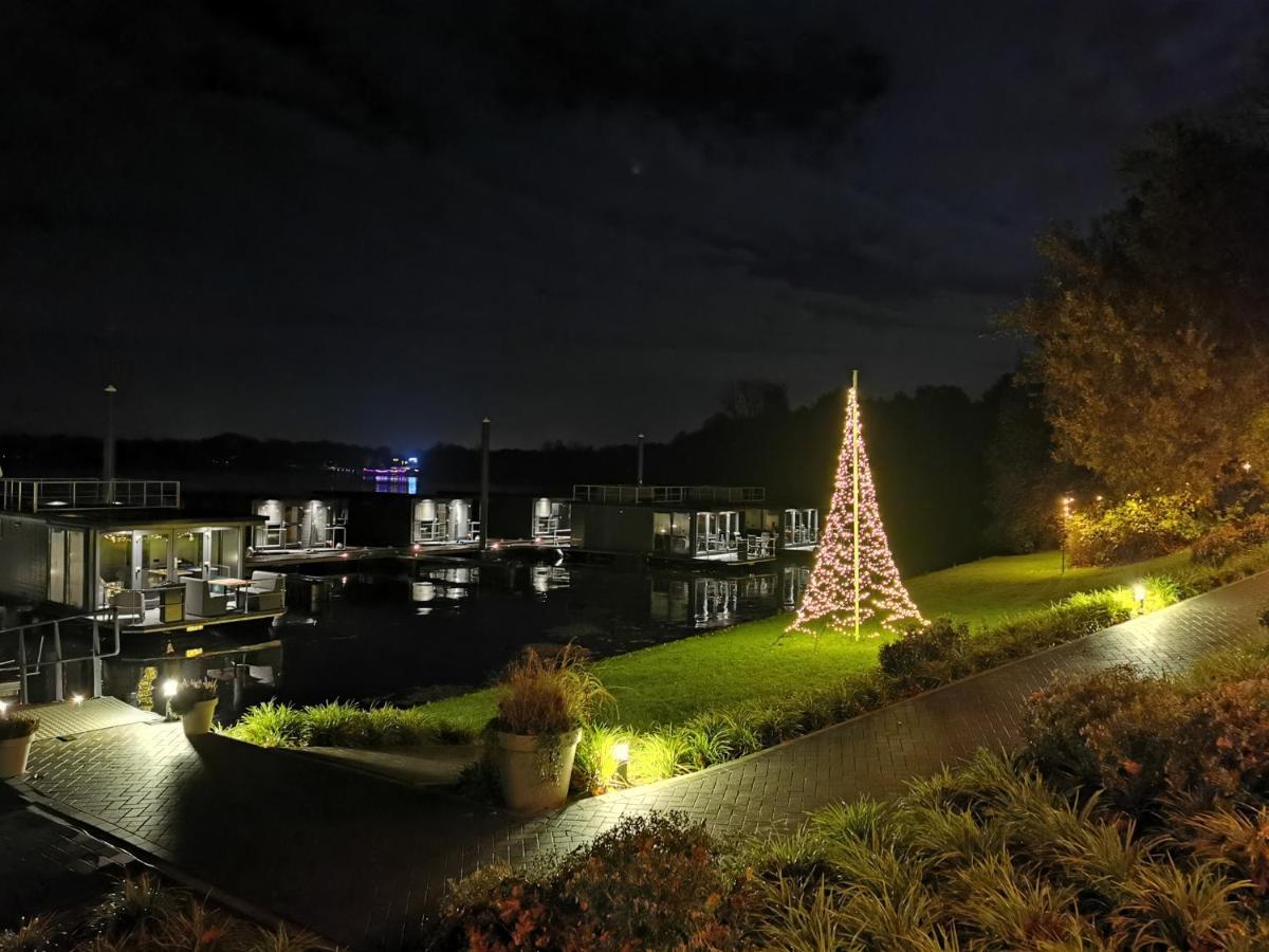 Houseboats Mookerplas Met Dakterras Middelaar Экстерьер фото