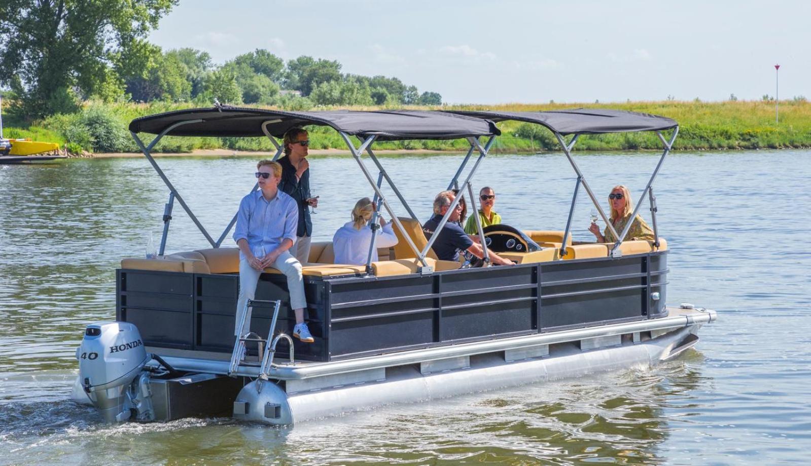 Houseboats Mookerplas Met Dakterras Middelaar Экстерьер фото